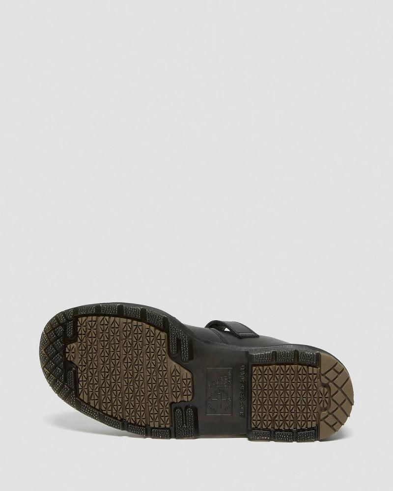Dr Martens Polley Slip Resistant Arbeidssko Dame Svarte | Norge 394OKI
